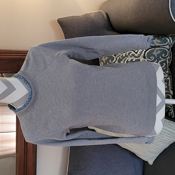 J. Crew Mercantile xxs ruffle collar sweatshirt WT120 - Picture 1 of 4
